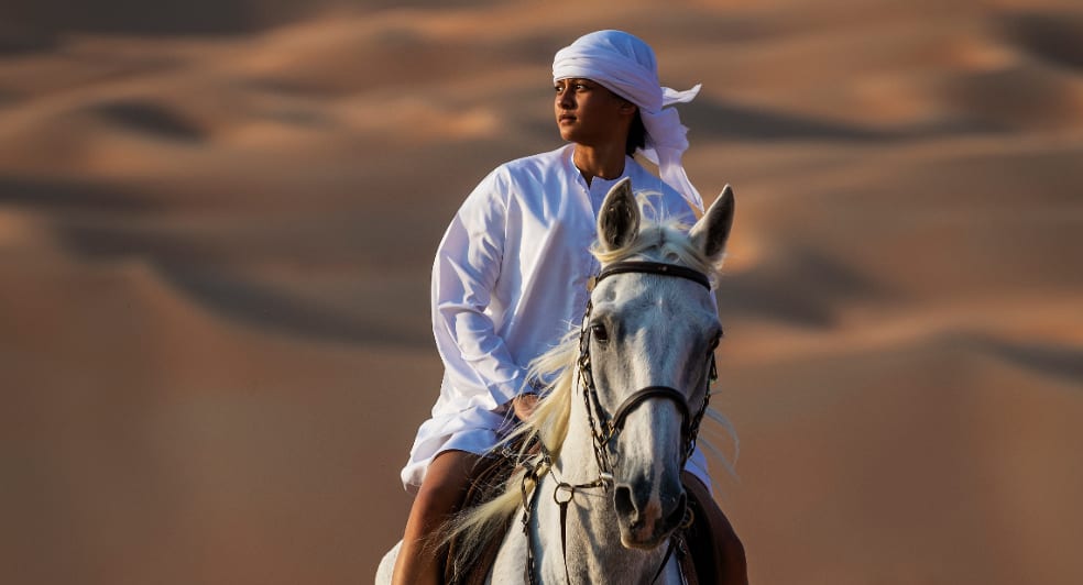 Horse Riding in Abu Dhabi Desert