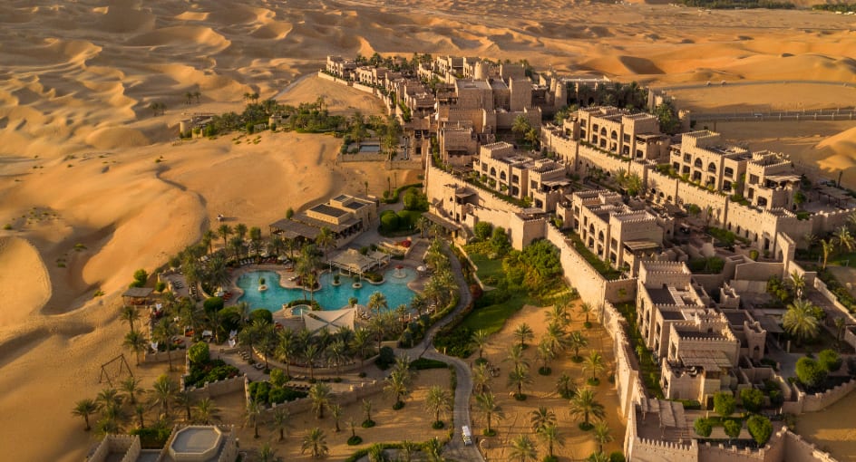 Qasr Al Sarab Desert Resort in Abu Dhabi Exterior View