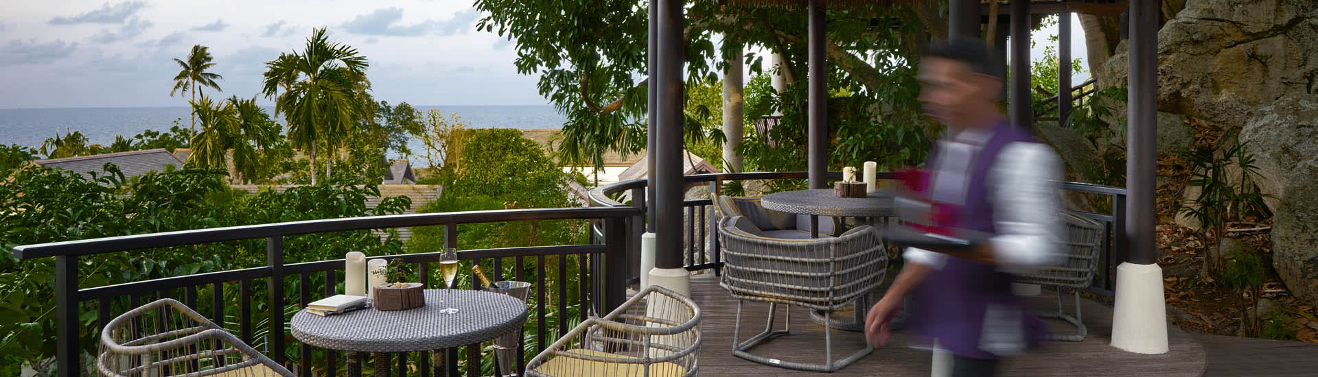 Chaweng Restaurants Tree Tops Sky Dining & Bar at Anantara Lawana